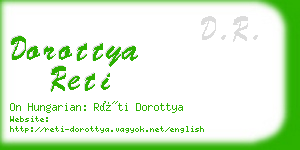 dorottya reti business card